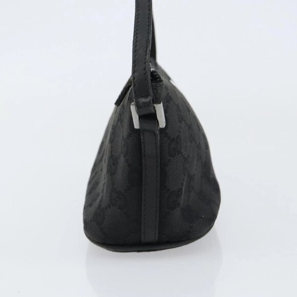 GUCCI GG Canvas Accessory Pouch Black 07198 2123 Auth mr1688 - Picture 6 of 15